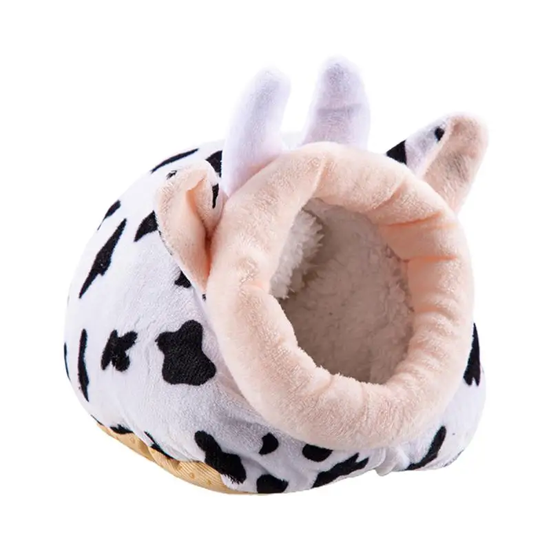 Guinea Pig Hideout Cozy Small Pet Cotton Bed Guinea Pig Accessories Lightweight Cute Hamster Sleeping Nest Winter Sleeping House