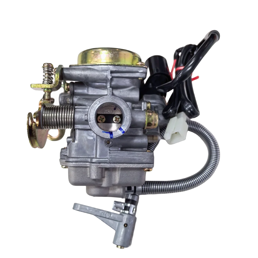 DENI PD18J Carburetor with Metal Drain Pipe for QMB139 50cc 4 stroke GY6 engines