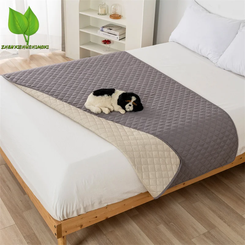 Waterproof Mattress Protector Covers, Washable, Non-Slip, King Size Fitted Sheet, Kids, Pet, Dog, Cat Urine Pad, Mat, Bedspread