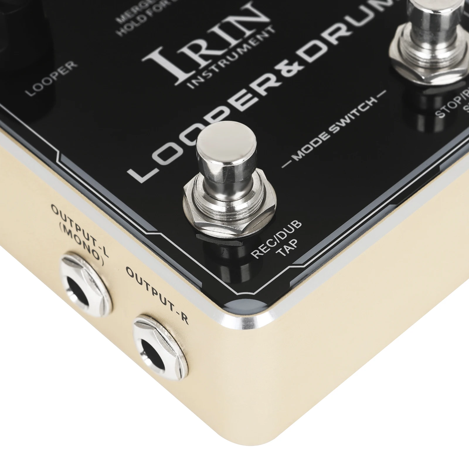 IRIN XS-04 Electric Guitar Effects Pedal Phrase Looper&Drum Machine 40 Looper 100 Drum Rhythms 10 Metronomes Bass Guitar Parts