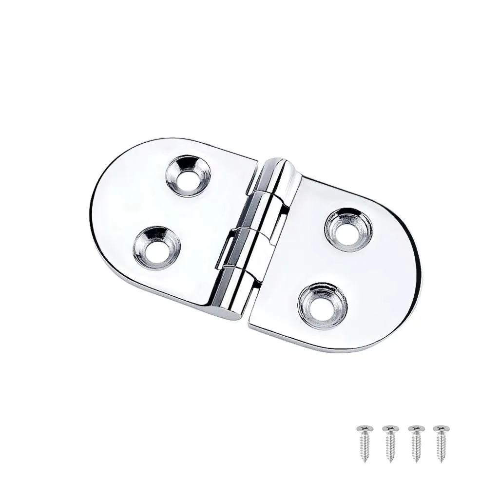 Stainless Steel Boat Caravan RV Deck Hinge, Cupboard Cabinet Drawer, Door Strap, Butt Hinge, Furniture Hardware, 316