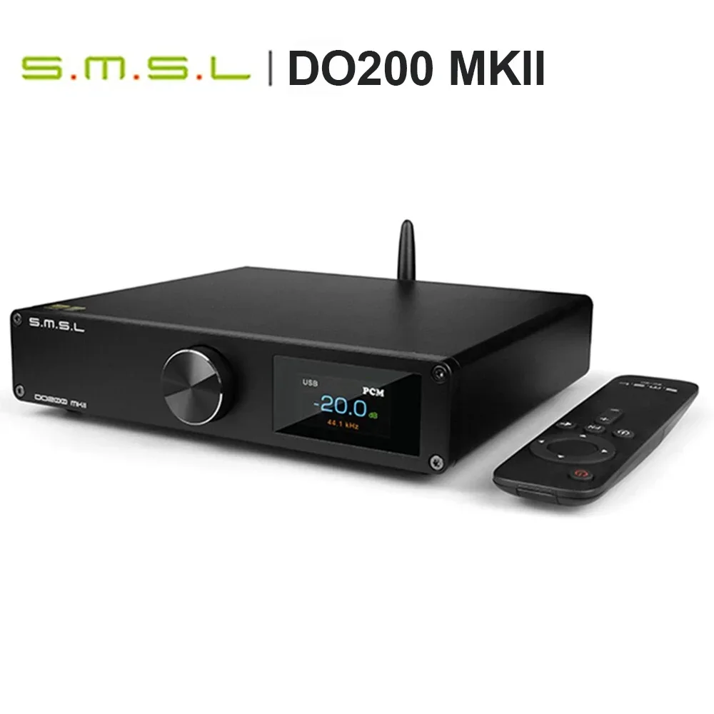 

SMSL DO200 MKII AMP HIFI Digital MA5332MS Chip High Power Stereo Amplifier XLR/RCA/USB/Bluetooth 5.0 Balanced Input SDB Sound