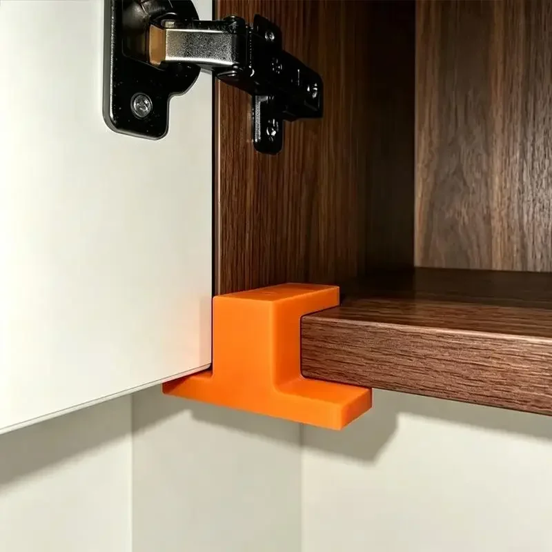 [New] Cabinet Door Installation Jig Woodworking Locator T-Type Corner Bracket 18MM Clamping Tool For Floor Ceiling Cabinets