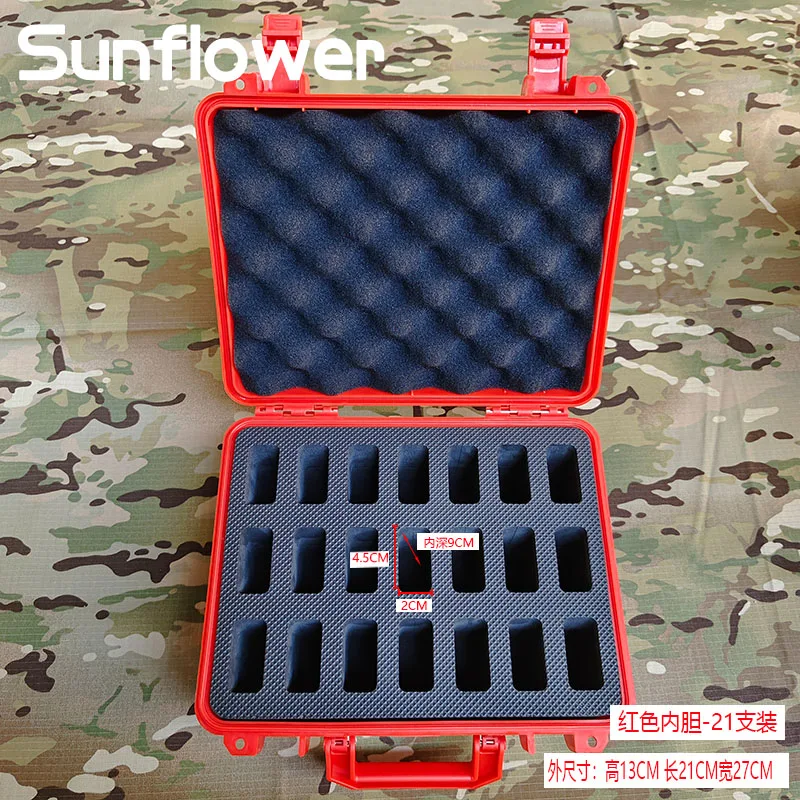 Outdoor Shockproof Waterproof Boxes Portable Knife Display Case for Pocket Knives Folding Storage Organizer Tool Box