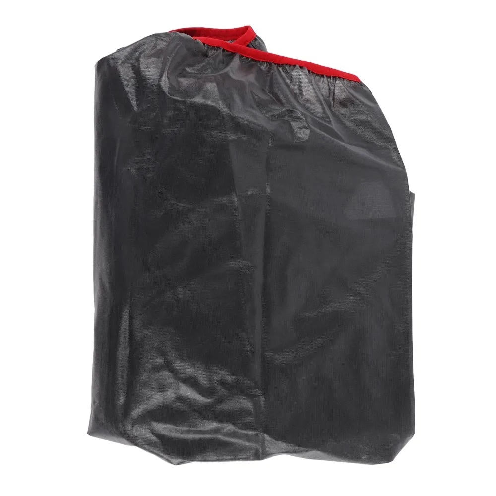 Polyester,TPU Cycling Rain Jacket Dark Grey Elastic Fabric Rain Over Jacket Rainproof Storage Bag Included