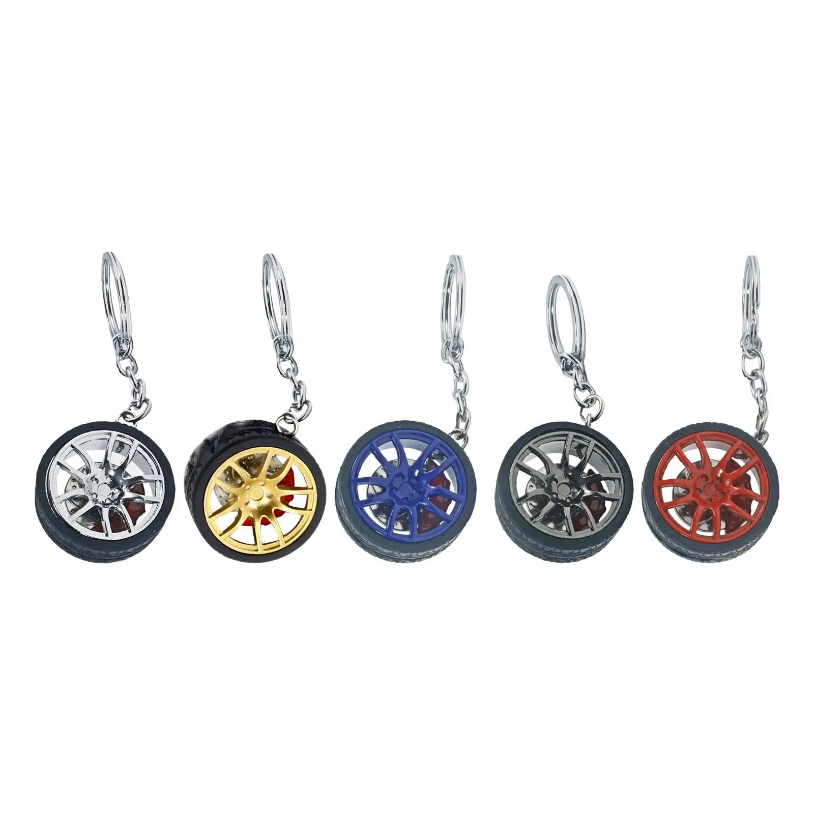 Tire Keychain Vehicle Durable Unique Accessory High Quality Creative Keyfob Car Key Chain Wheel Tyre Auto Keychain Gifts Lovers