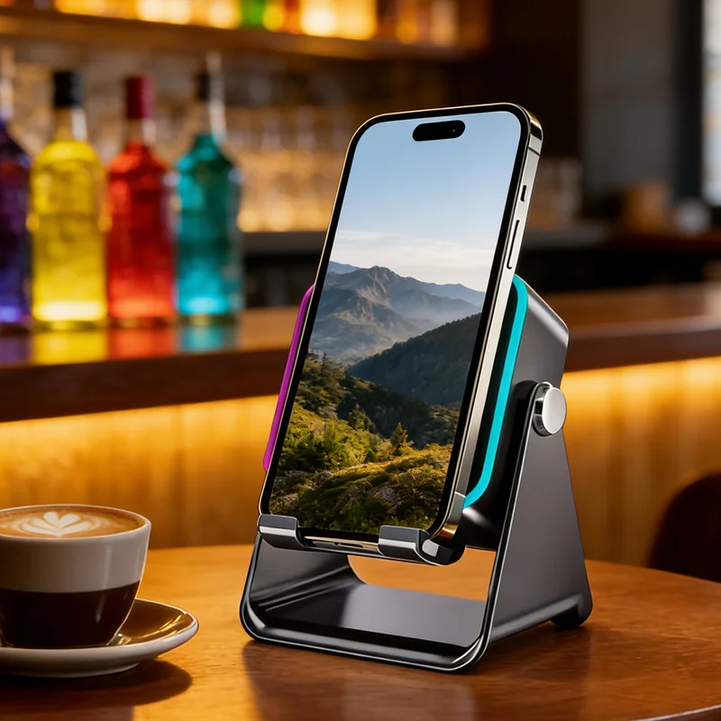 New 5 In 1 Portable Bluetooth Phone Holder Auto-induction Wi