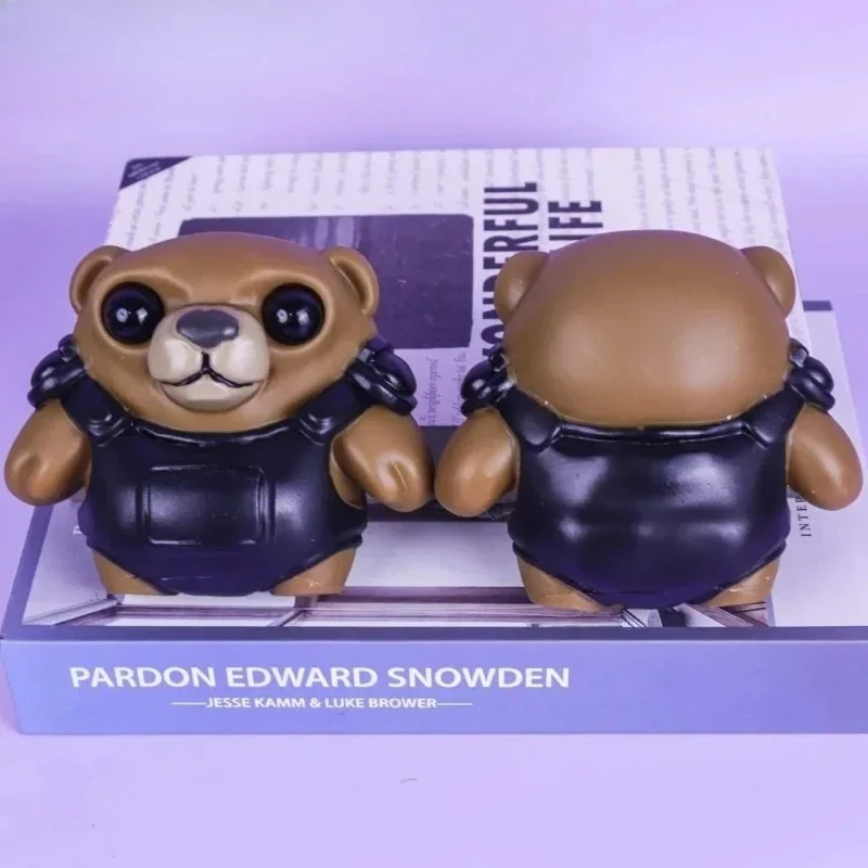 TACTI-SERIES Beruang Valorant Mengembalikan Periferal Permainan Dekompresi Lucu Model Boneka Dapat Diremas Ornamen Kerajinan Hadiah Koleksi