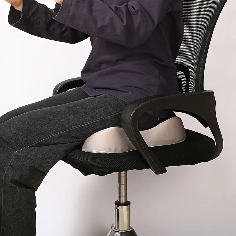 Ergonomisches Memory-Schaum-Sitzkissen für Bürostühle und Autos – Haltungsunterstützung, Linderung von Gesäßschmerzen, Easyclean-Material – Detail 8