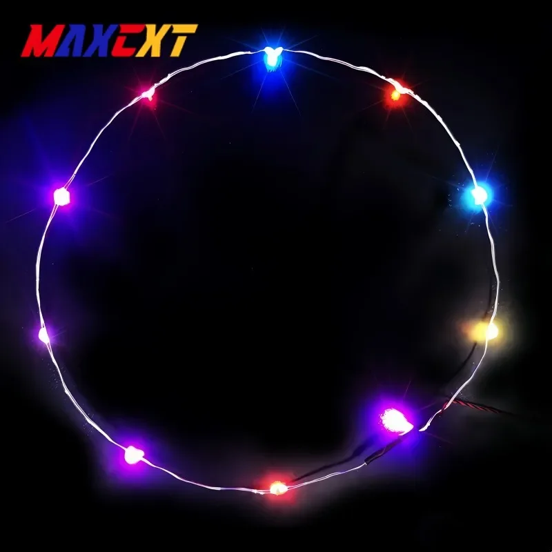 MAXCXT MOC DIY Accessories 1Pcs 0.8 Mm Pin Multi Colour Changing Light String for Toy Building Block Model DIY