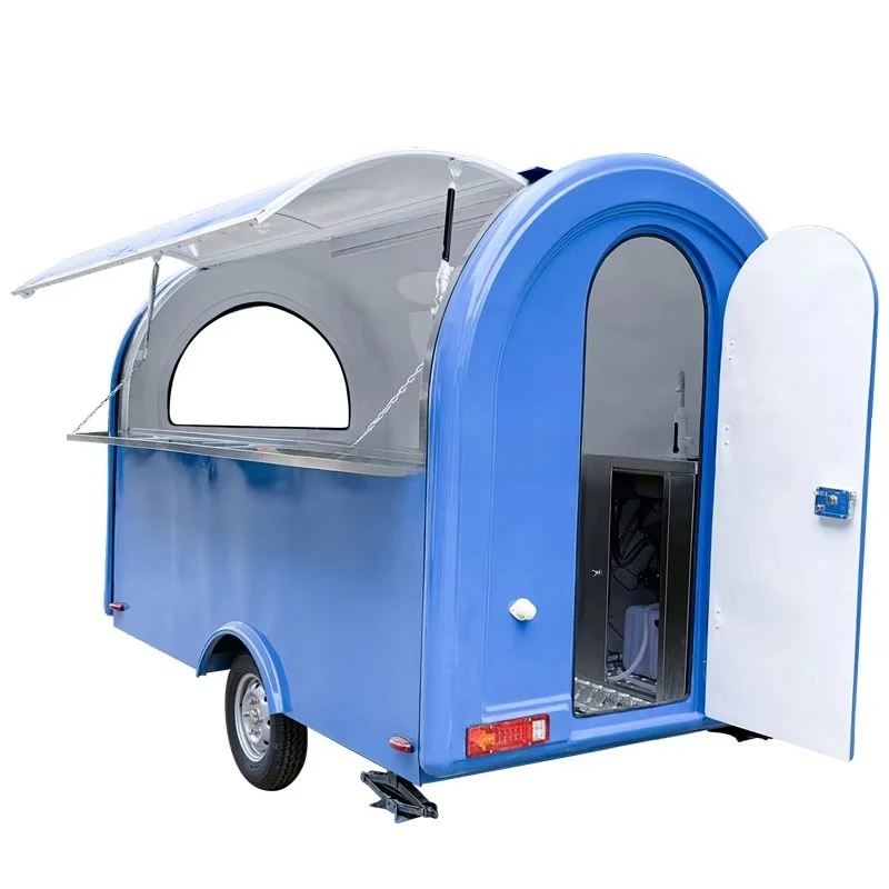 Size Food Truck Trailer Smoothie Snack Food Truck European Union Australian Standard Food Truck