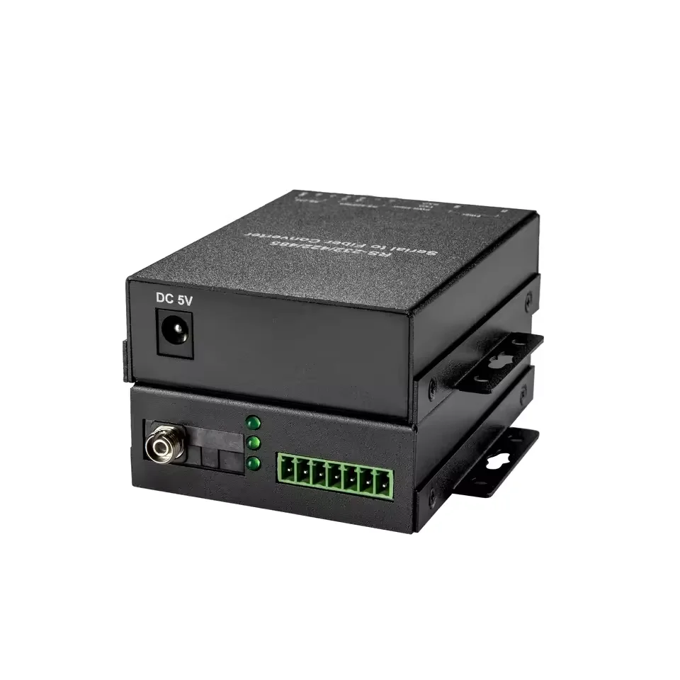 

RS232 RS485 RS422 to Fiber Converter 3 in 1 RS-232/485/422 Serial Data to Optic Fiber Modem Encoder