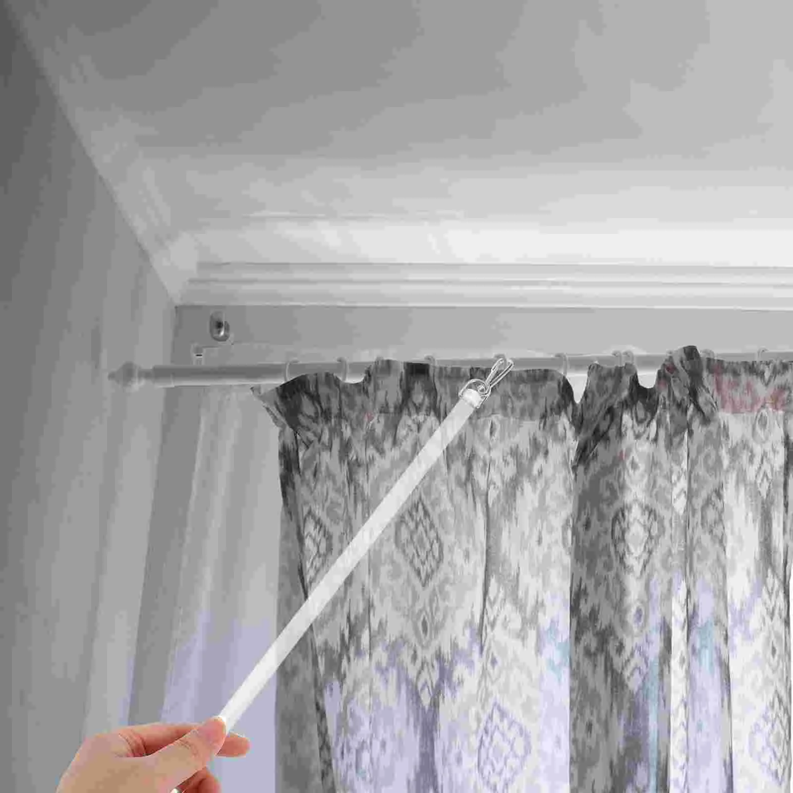 Venetian Blind Rod Blinds Curtain Hook up Wands Acrylic Long for Window Tilt Pull