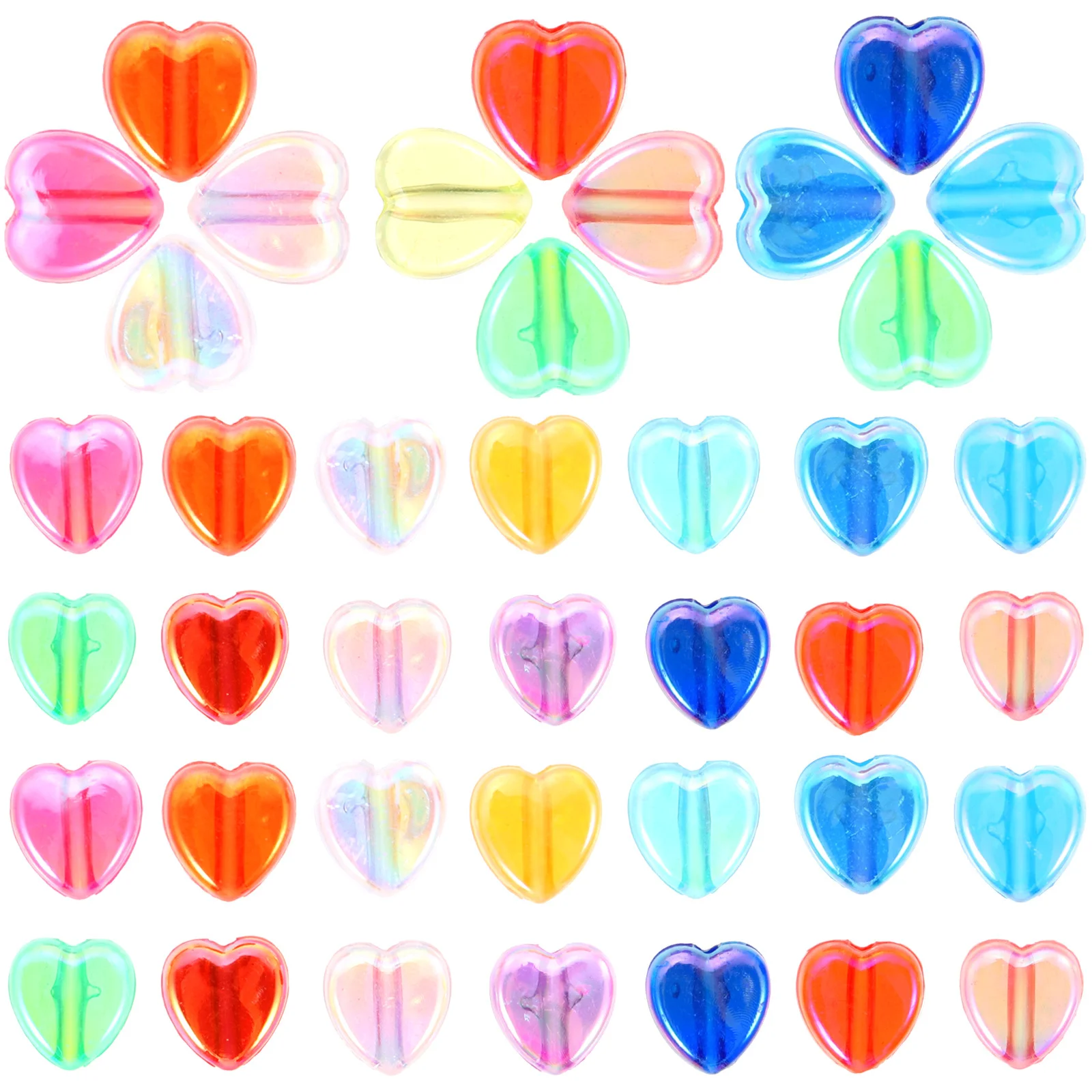 

800 Pcs Five-pointed Star Beads Bulk for Jewelry Making Bracelet Threading Cute Kawaii Aesthetic Scattered