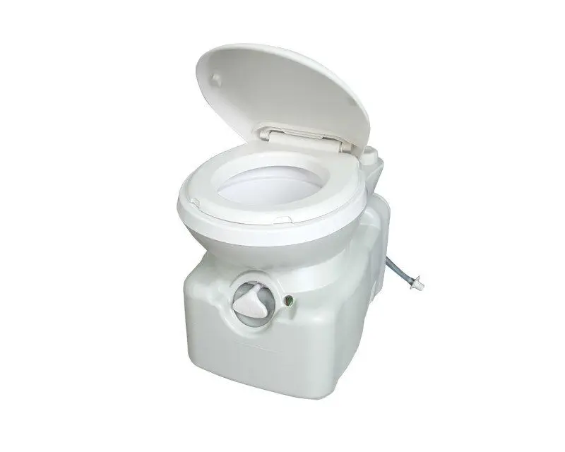 

RV, camper, integrated bathroom, toilet 180-degree rotation, with waste water tank