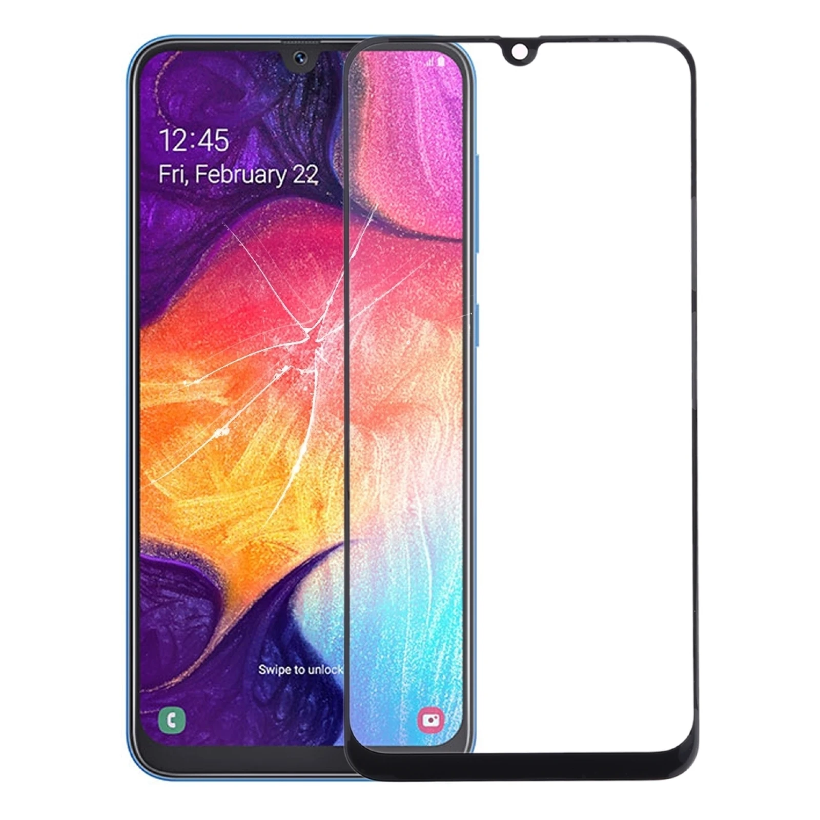 

For Galaxy A50 / A30 / M30 / A4S Front Screen Outer Glass Lens