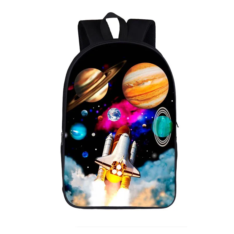 Astronaut Spaceship Backpack for Teenager Boys Girls Laptop Daypack Children School Bookpacks Women Men Casual Travel Backpack