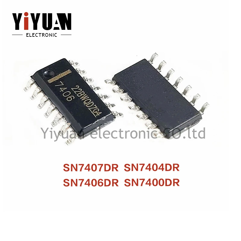 10PCS NEW SN7407DR 7407 SN7404DR 7404 SN7406DR 7406 SN7400DR 7400 SOIC14 Inverter, buffer, driver