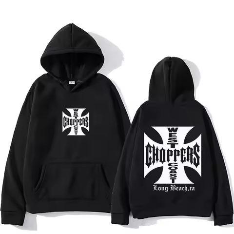 Paul Walker West Coast Choppers Hoodie Men Women's oversized Fashion Top hip hop Clothes Fleece Long Sleeve vintage Sweatshirt