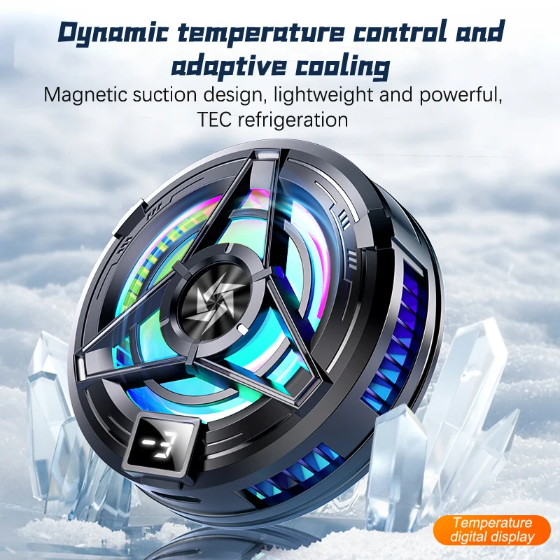 New Magnetic Semiconductor Mobile Phone Radiator SL17 Back Clip Cooling Suitable For Mobile Phone Tablet Radiator