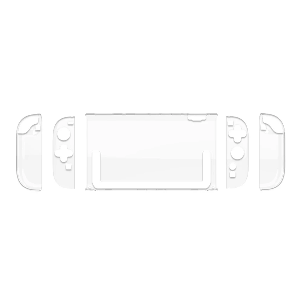 For Nintendo for Switch 2 Detachable PC Clear Protector Anti-Scratch Game Console Case Clear Case for Switch 2 Game Accessories