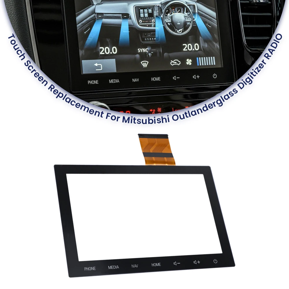 8 inch Touch Screen with NAV For Mitsubishi Outlander 2020-2022 Radio 8740A098 8740A103 8740A046 8740A100