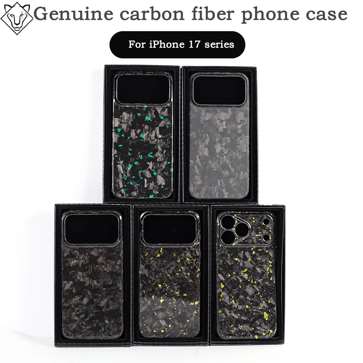 

Real carbon fiber phone case For iphone 17 PRO MAX 17 Pro case forged pattern designUltra-thin Lightweight Durable Sturdy
