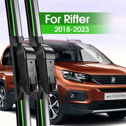 2pcs Front Windshield Wiper Blades For Peugeot Rifter 2018-2023 2019 2020 2021 2022 Windscreen Window Accessories