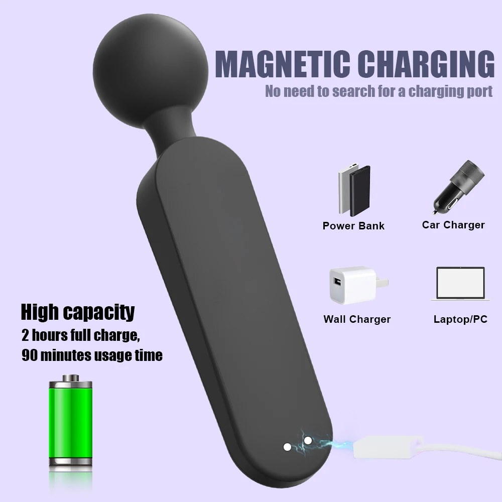 التدفئة الذكية Av هزاز شاشة ديجيتال عصا سحرية G-بقعة البظر محفز 12 وضع 6 سرعات الجنس لعب للنساء لعبة يابانية #5