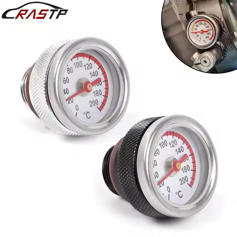 RASTP-Motorbike Oil Temperature Gauge M20x1.5 For Haojue TR300 / Harley-davidson X350 Engine Valve Cover Oil Filler Cap CAP025
