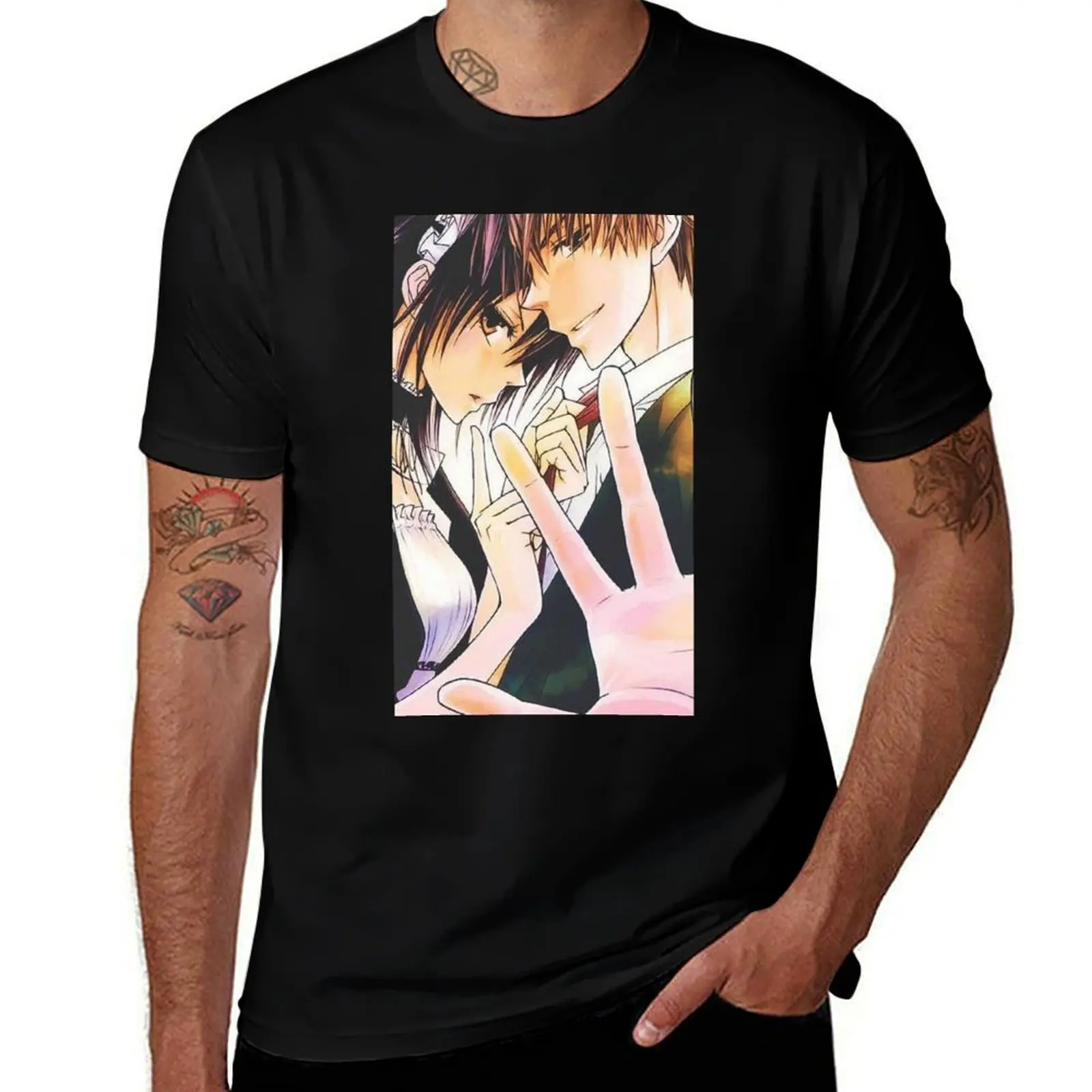 Camiseta Kaichou Wa Maid Sama Best Moment, talla grande, top de manga corta para entrenamiento