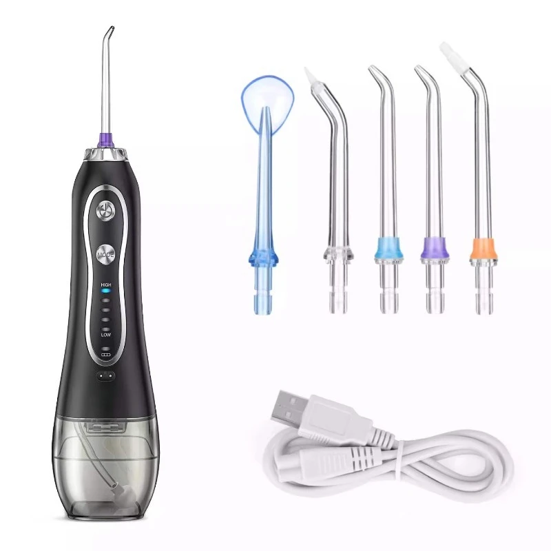 H2ofloss Upgraded Cordless Teeth Irrigator, Portable Water Flosser, Rechargeable IPX7 Waterproof Water Irrigator