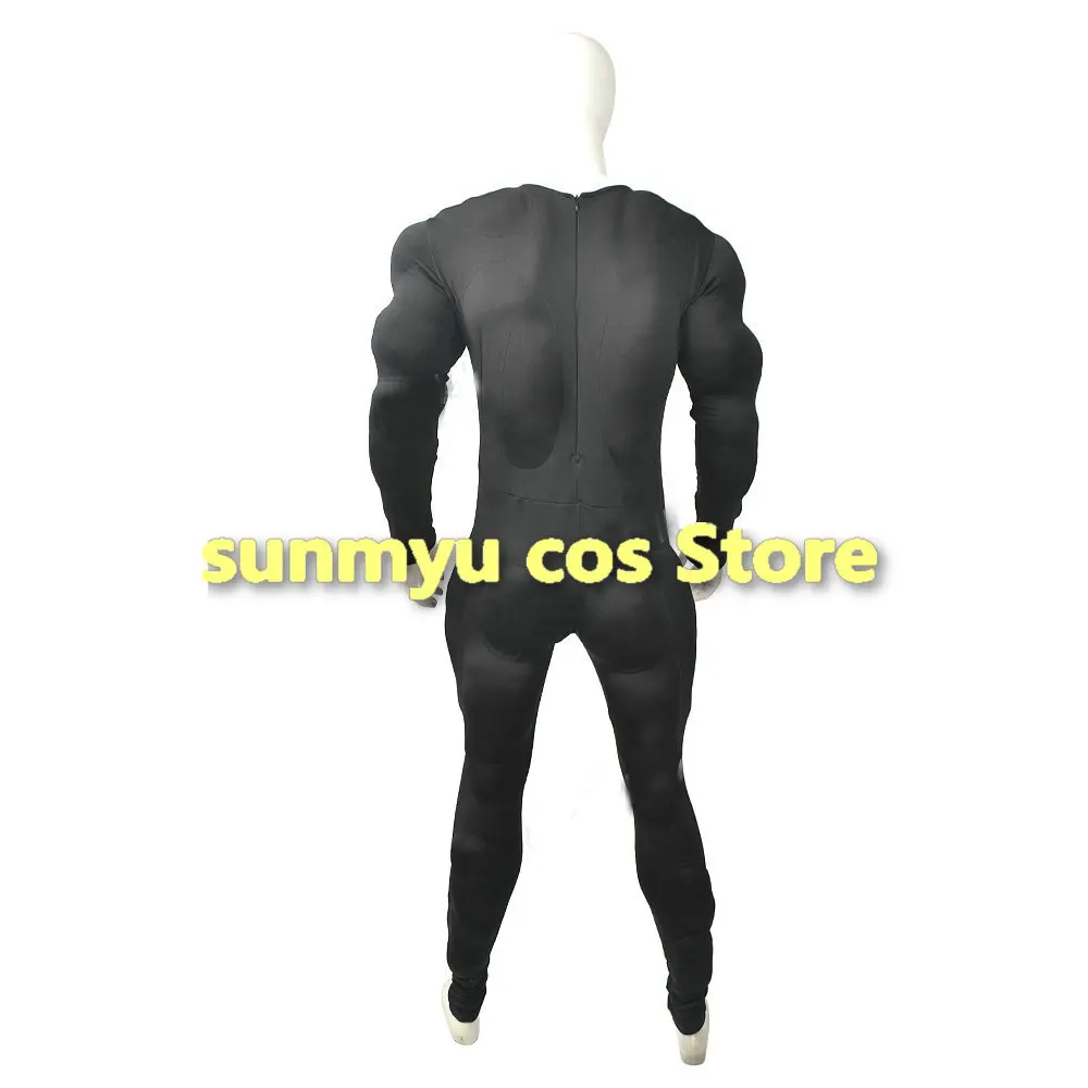 Black Big Muscle Bodysuit With bigger muscle and a big belly Cosplay Costume color can be changed