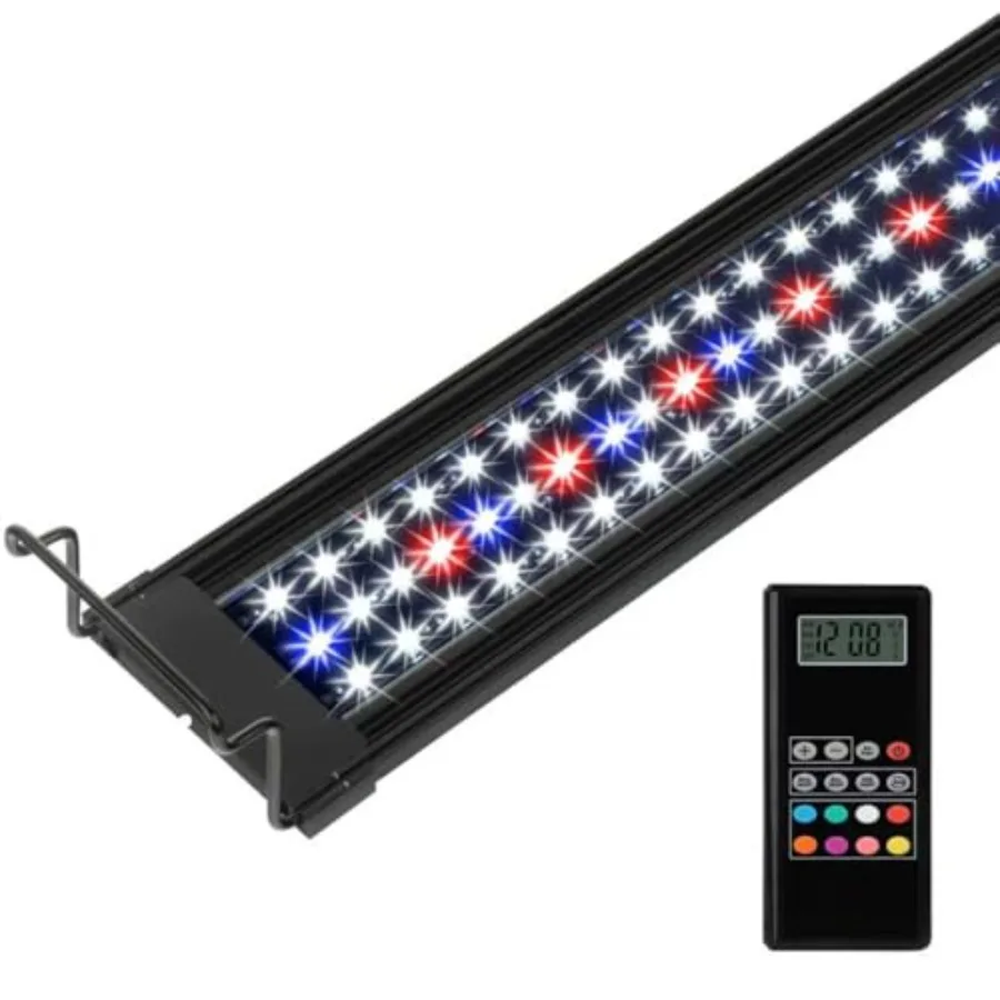

Wireless Remote Full Spectrum Aquarium LED Light Strip - Ultra-Thin Design with Timer and RGB Modes for Fish Tank Plants