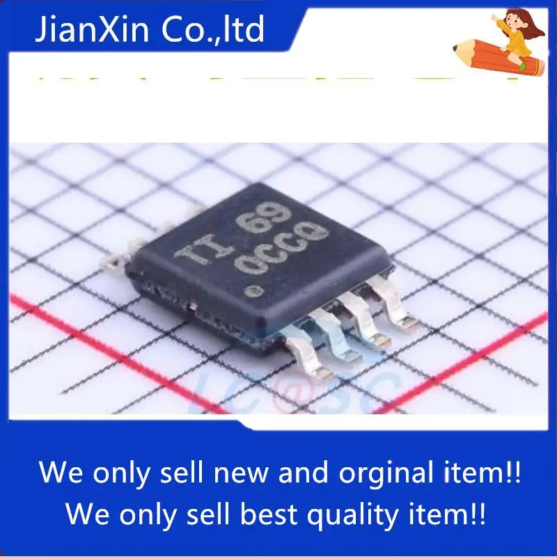 

10pcs orginal new OPA2369AIDGKR Silkscreen OCCQ Zero-Crossing Rail-to-Rail I/O Operaonal Amplifier