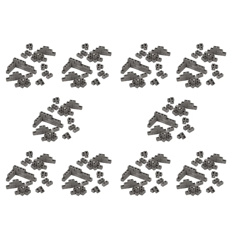 

ODIES-600 Packs Cinder Blocks 1/12 Scale Mini Bricks Concrete Miniature Bricks Tiny Landscaping Dollhouse Accessories