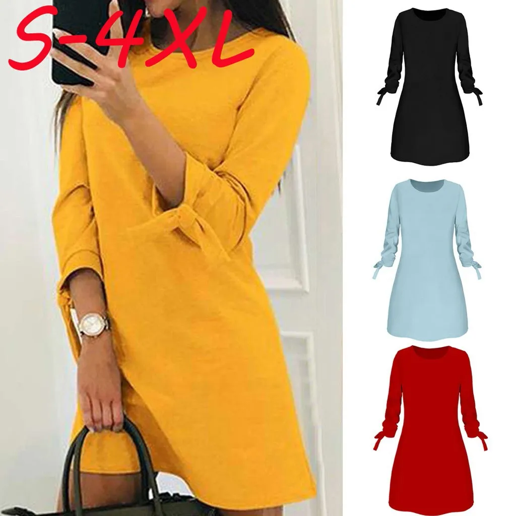 Womens Business Casual Dress Casual Summer Summer Dresses Dress for Women Junior V Neck Midi Dresses for Women Womens A Line