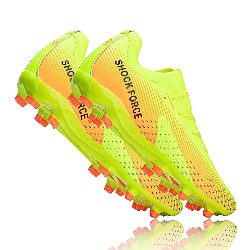 Zapatos de fútbol para hombre, calzado con punta larga, suela antideslizante, perfecto para entrenamiento de fútbol al aire libre, novedad