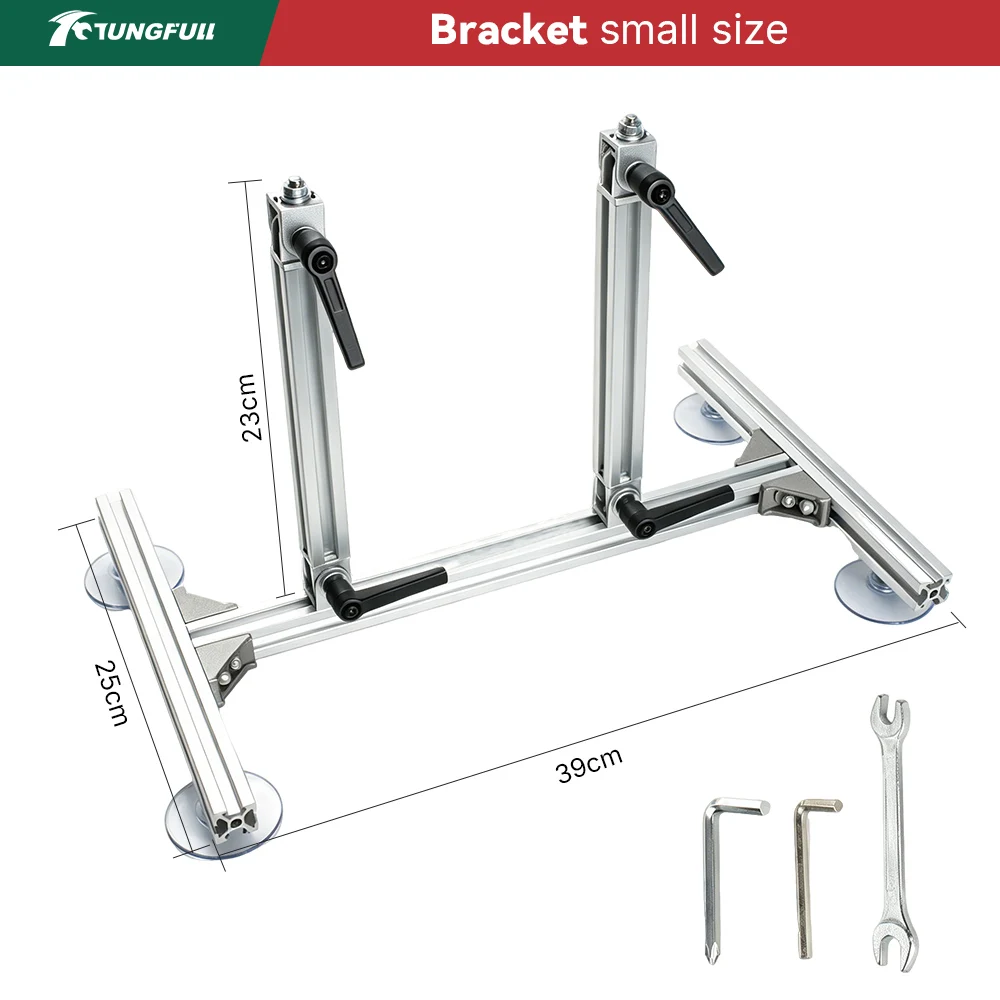 Aluminum Alloy/Stainless Steel Stand with Suction Cup Foldable Bracket For Telescopic Linear Actuator Reciprocating Cycle Motor