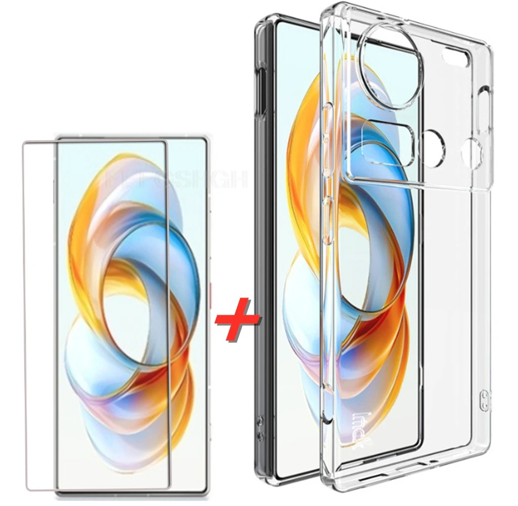 Schutz Glas Für Für ZTE Nubia Z70 Ultra Fall Silikon Klar Abdeckung Für Nubia Z70SUltra Z70S Z70Ultra Gehärtetem Glas