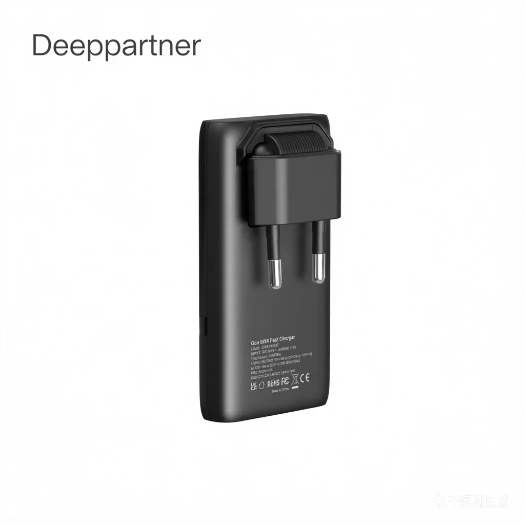 65W Dual Type-C GaN Fast Charger EU Foldable Plug PD QC Quick Charge Small Portable Power Brick for iPhone Samsung iPad Tablet