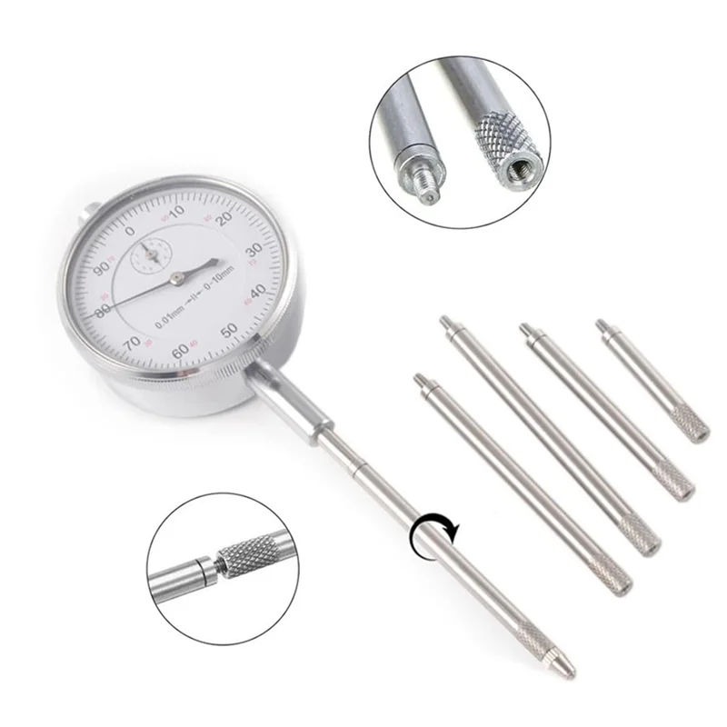 مجموعة قضيب جذعي لتمديد المؤشر الرقمي من AAAN، 6 قطع - أطوال 1، 2، 3، 4، 5، 6 بوصات لـ 0-21 بوصة #5