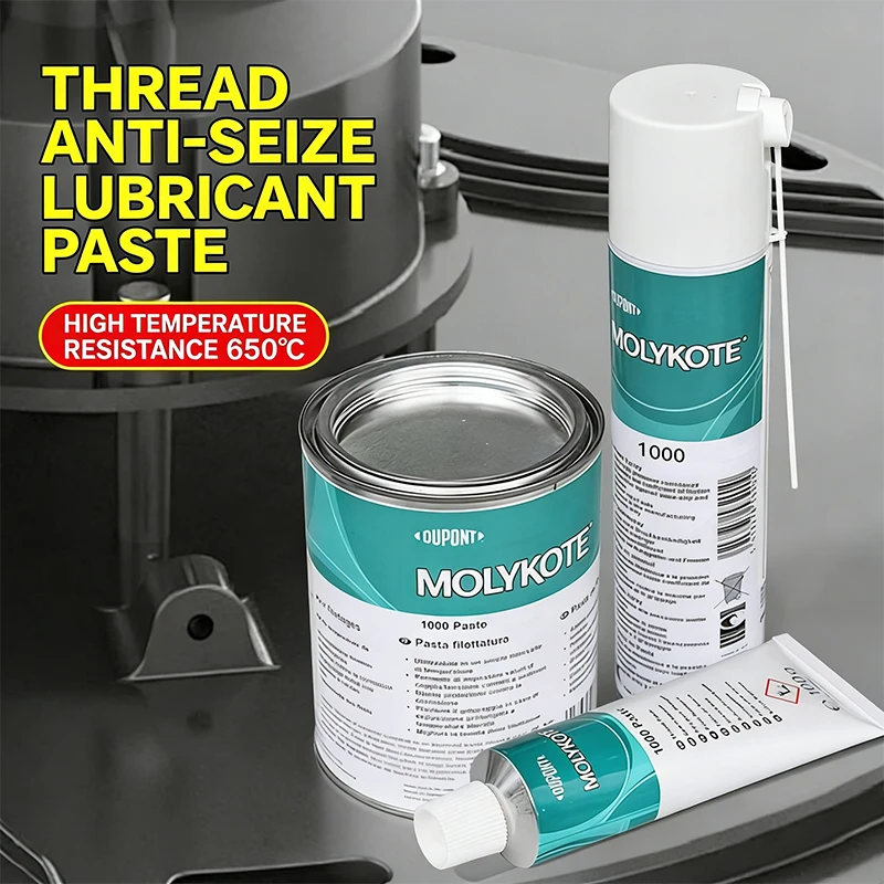

Dow Corning Molykote 1000 Paste 650℃ High Temperatures Anti Seize Paste Lubricant for Bolted Joint Nickel Lead Free