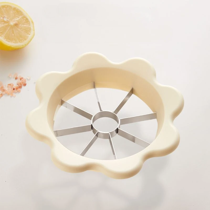 الفولاذ المقاوم للصدأ أداة تقطيع التفاح المنزلية قطاعة الفواكه أداة تقطيع وتقطيع الفاكهة مقسم سكين فاصل أدوات المطبخ دائم