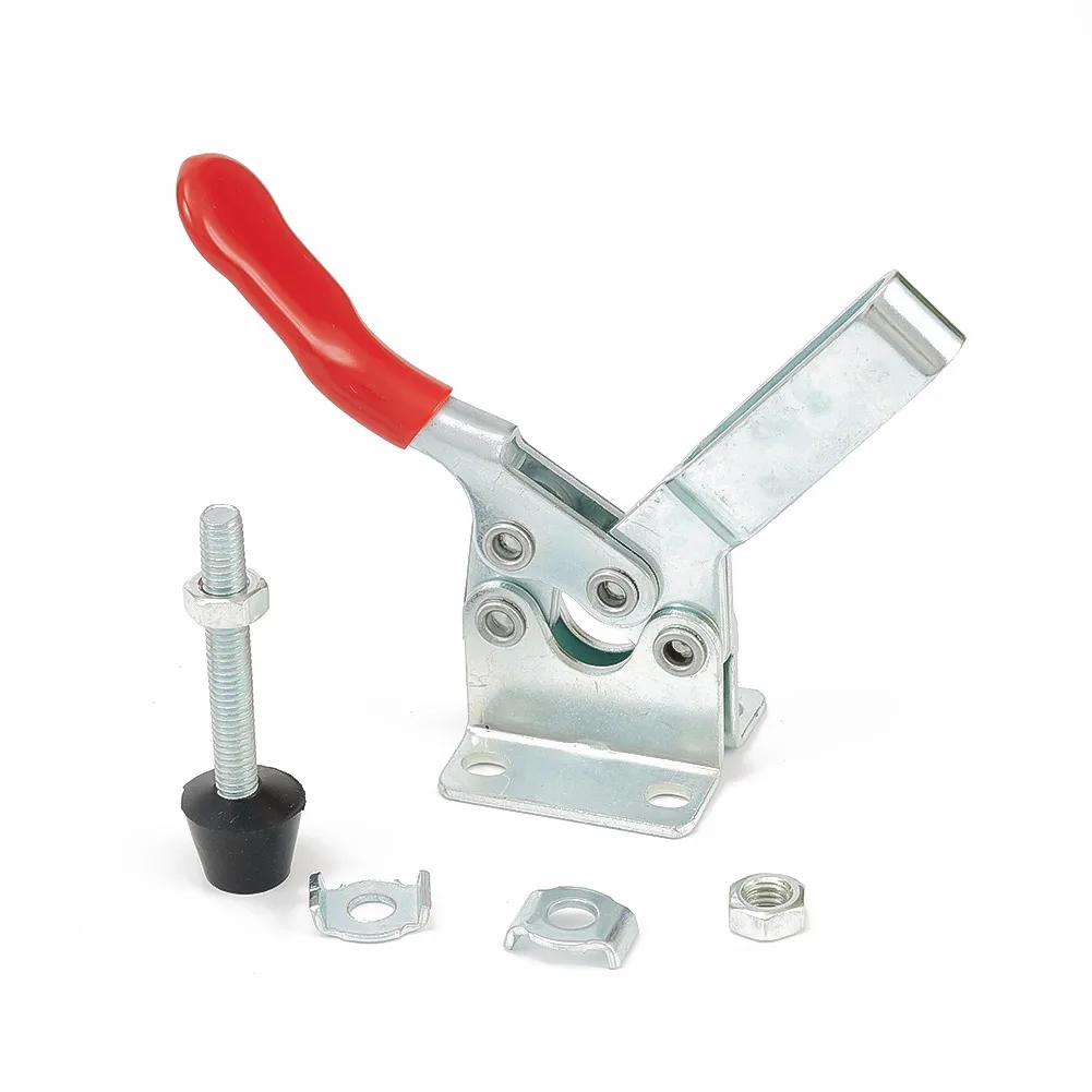 Metal Horizontal Quick Release Hand Tool Toggle Clamp Anti-Slip U Shape Toggle Clamp Holding Capacity Push Pull Toggle Clamp