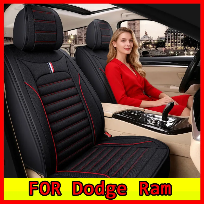 

Чехол на автомобильное сиденье, высококачественный льняной, дышащий, износостойкий, полный комплект из 5-местного чехла на четыре сезона, чехол на сиденье