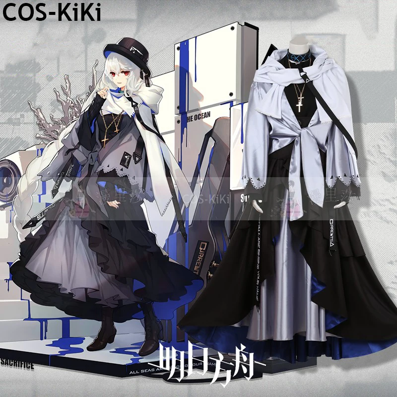 

Костюм для косплея COS-KiKi Arknights Specter Cambrian: элегантное платье-униформа для ролевых игр и вечеринок на Хэллоуин