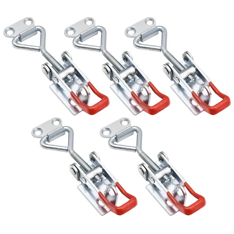 E15D 5Pcs Heavy Duty Toggle Clamp Toggle Latches Clamp Quick Release Hand Tool