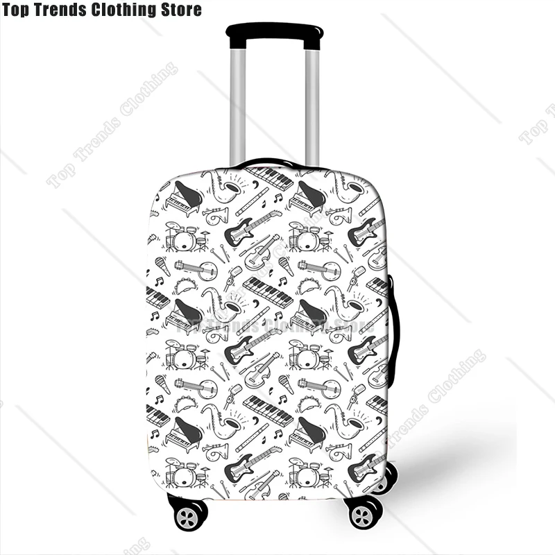 Musical Saxophone Trumpet Instrument  Luggage Cover JAZZ Musical Instrument Suitcase Protective Covers for Travel Accessories