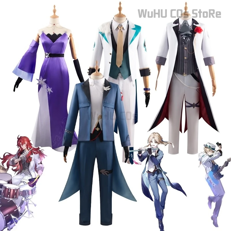 زي تنكري لألعاب أفنتورين للرجال والنساء ، الشرف: ستار ريل ، يانشينغ أرجيني جينجليو للحفلات الموسيقية ، بدلة تنكرية هالوين ، شعر مستعار